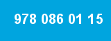 978 086 01 15 978 086 01 15